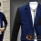 Blazer pria biru NJS90