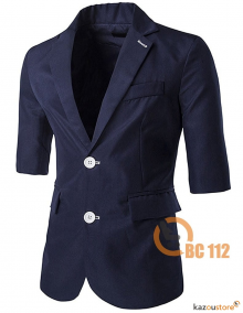 Blazer Pria Korean Style BC112 | Biru