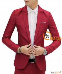 Casual Blazer Pria Korea NJS 125 | Merah